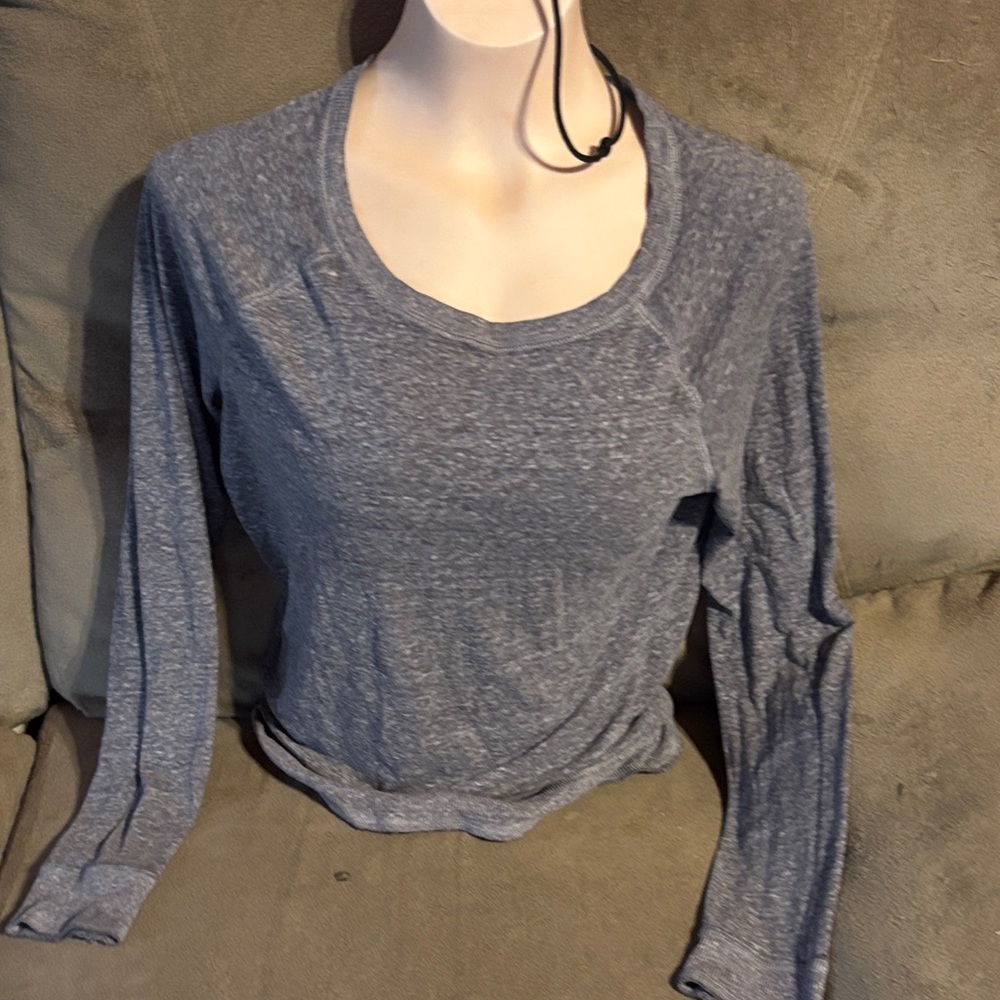 Xhilaration Women's Blue Long Sleeve Top